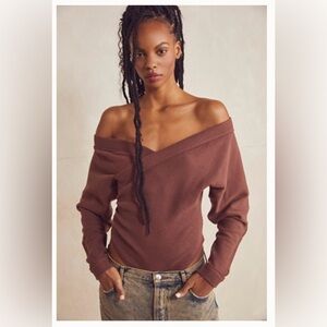 Free People Lovin' This Feeling Long Sleeve Bodysuit